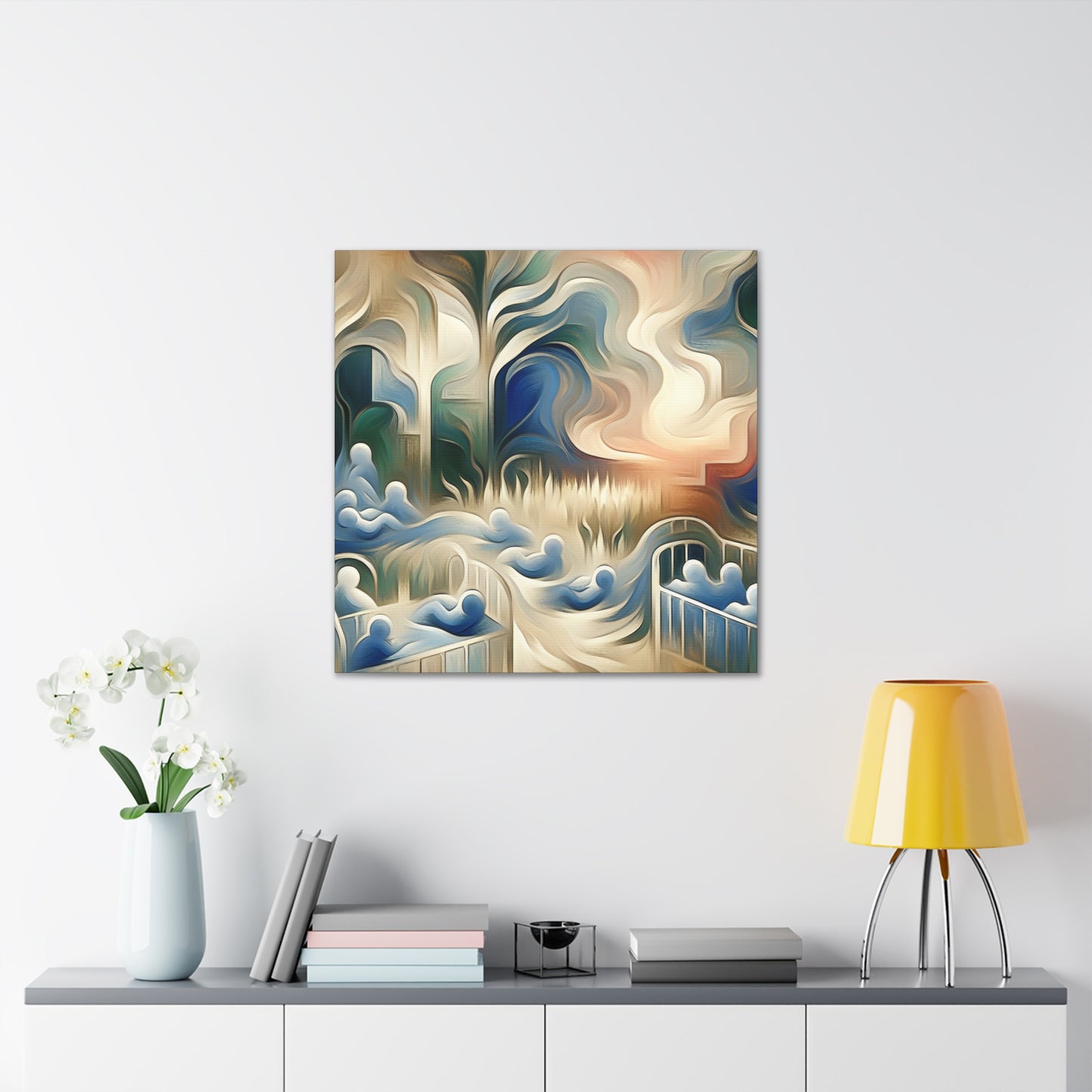 Whimsical Symmetry Unveiled - Canvas