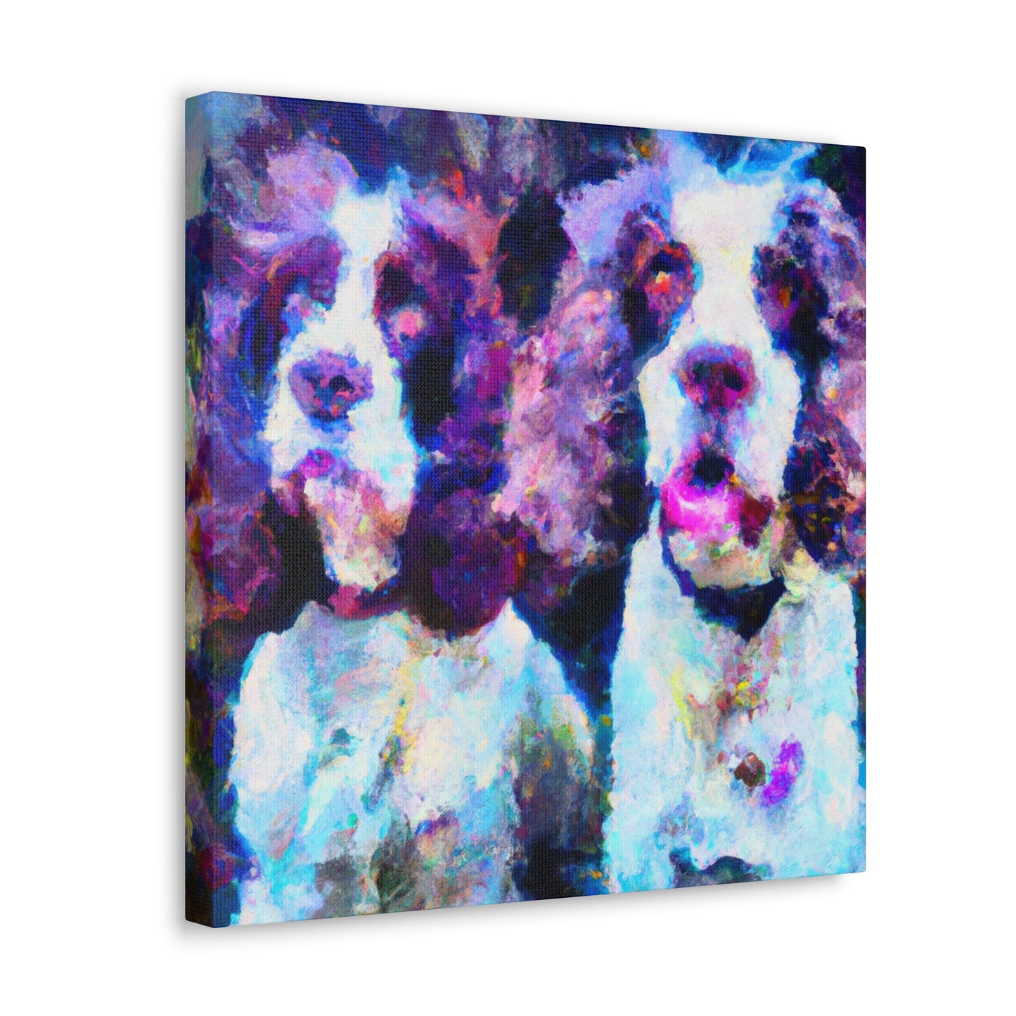 "Spaniel in a Landscape" - Canvas