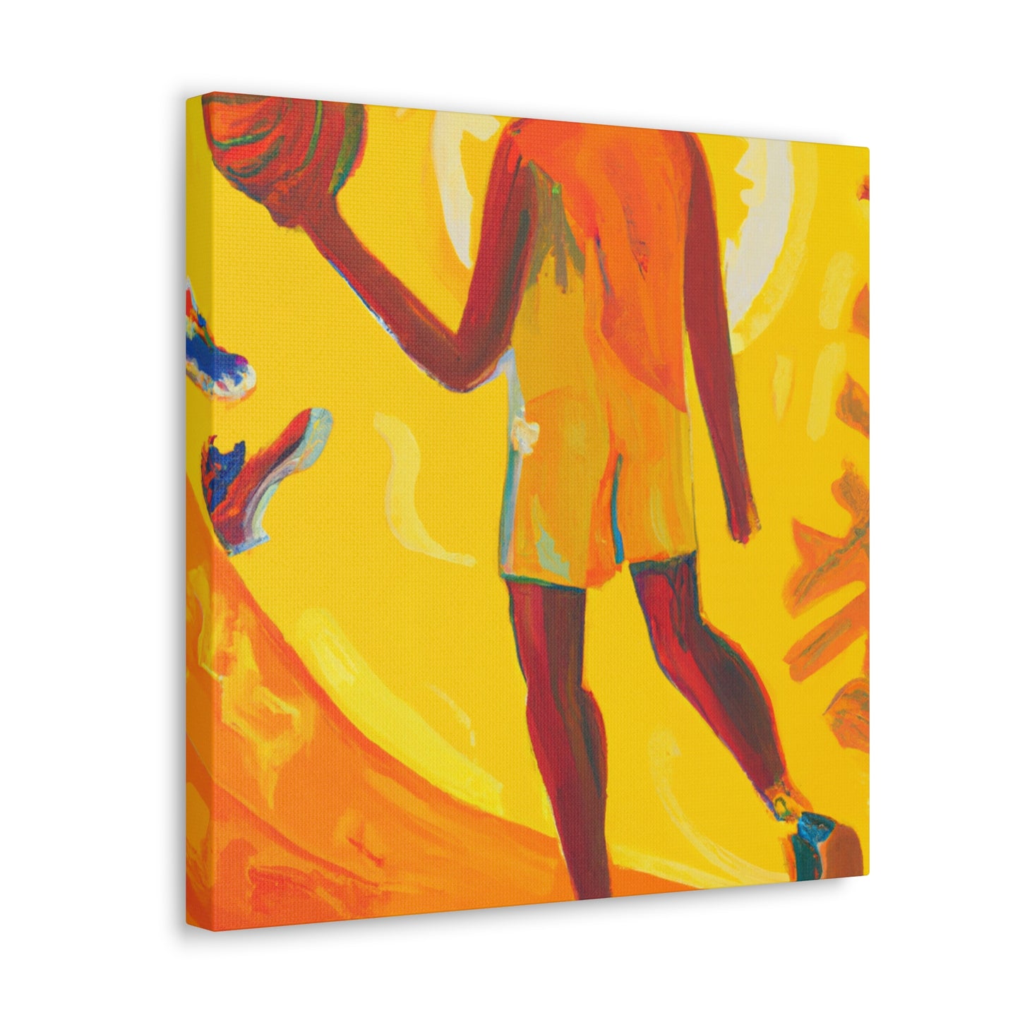 "Basketball Serenely Surreal" - Canvas