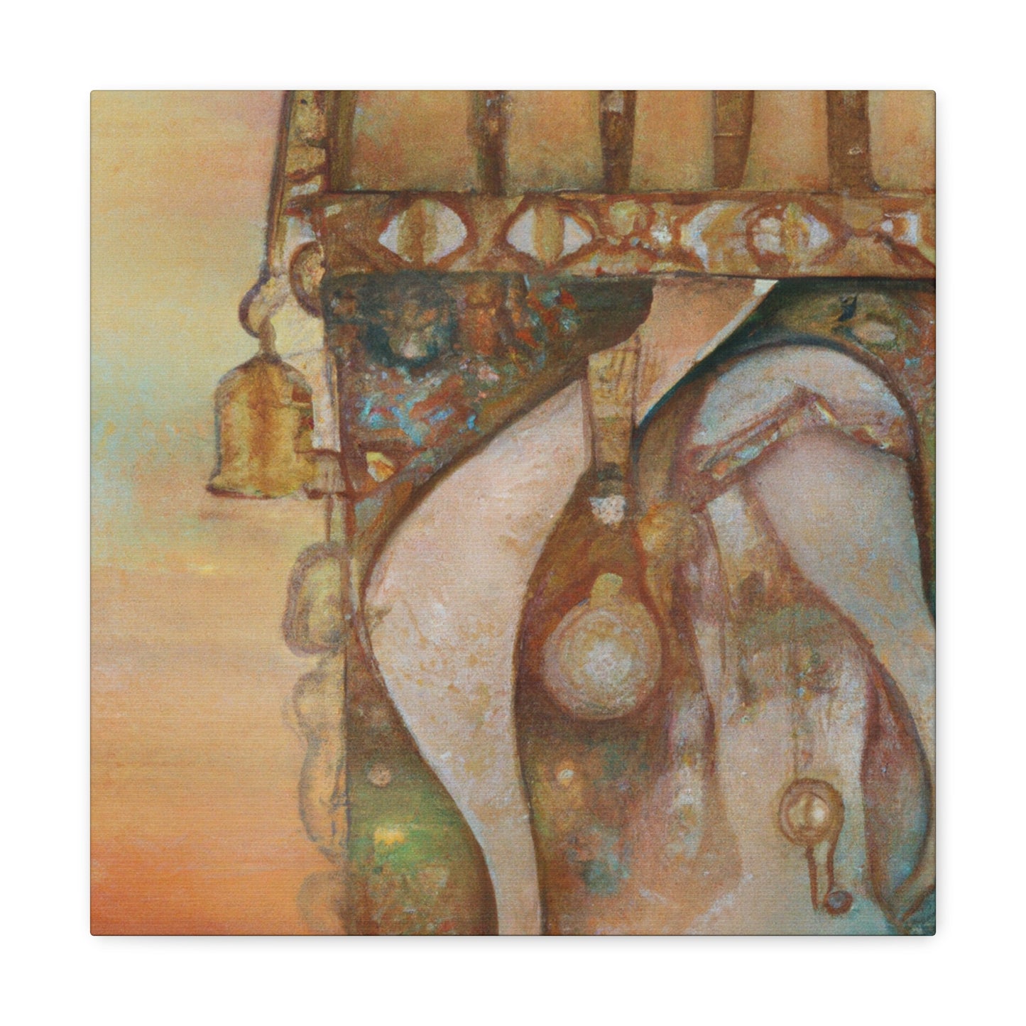 Manger in Steampunk Style - Canvas