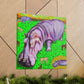 "Hippopotamus in Dreamland" - Canvas