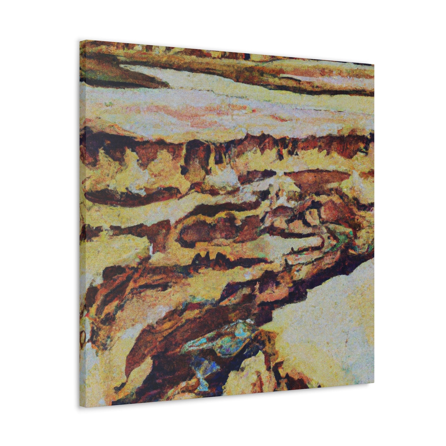 Canyon in Bold Colors - Canvas