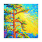 Cedar Tree Grandeur. - Canvas