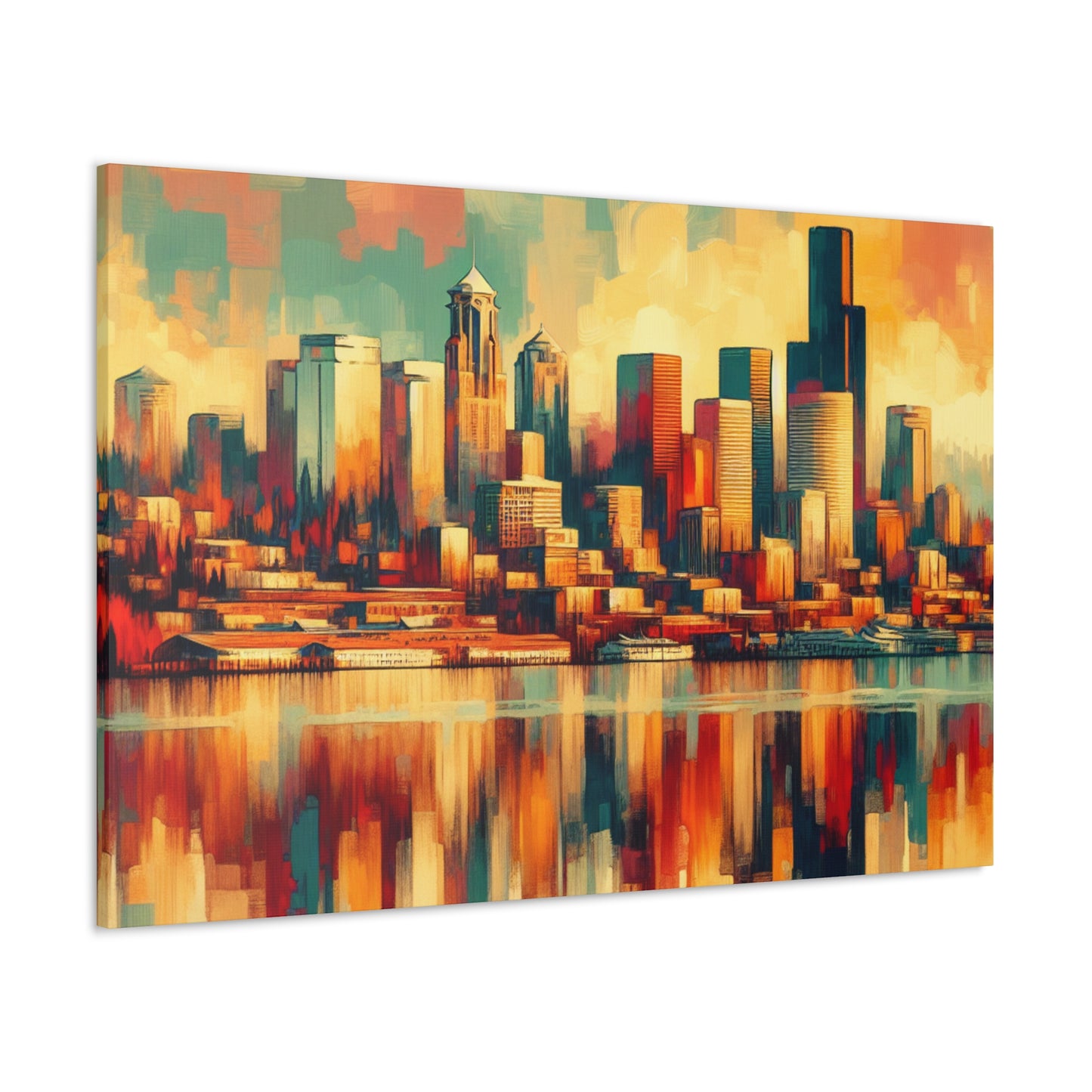 Emerald City Euphoria. - Canvas