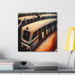 "Subway Train Impressionism" - Canvas