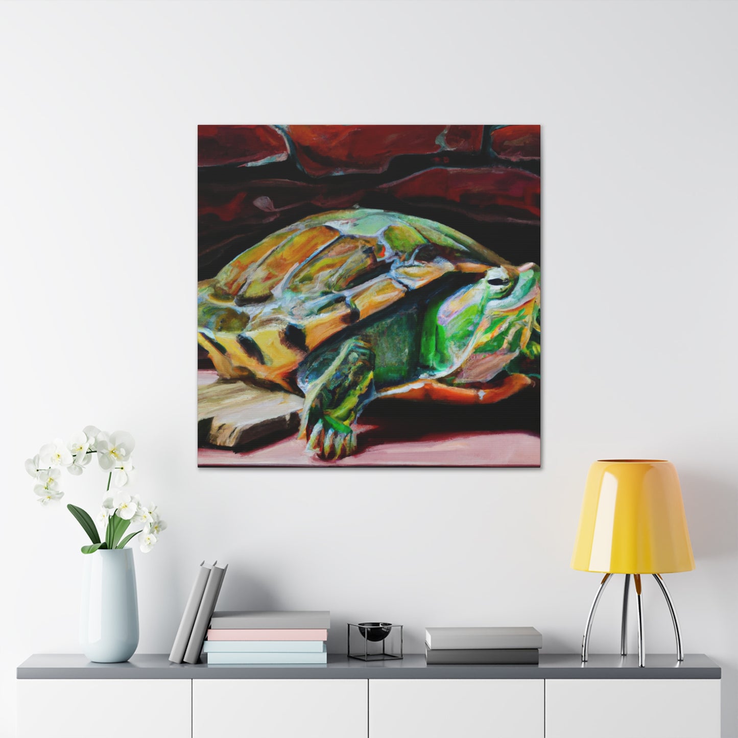 "Turtle Power Realism" - Canvas