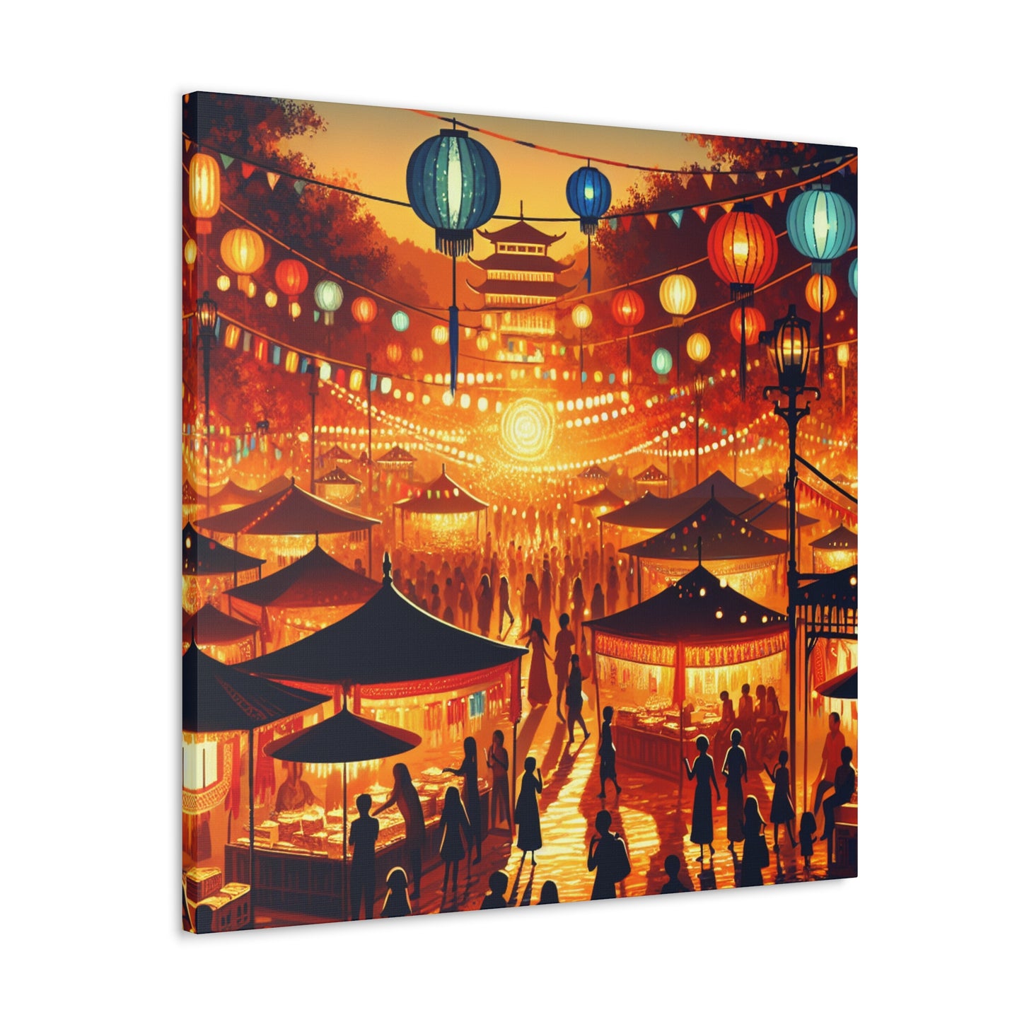 Euphoric Vibrant Gatherings - Canvas