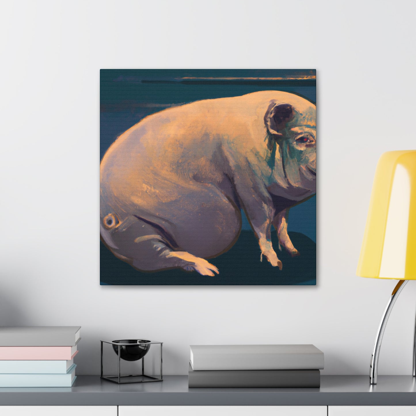 Pig as Pig Can - Canvas