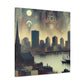 "Urban Dreams Unveiled" - Canvas