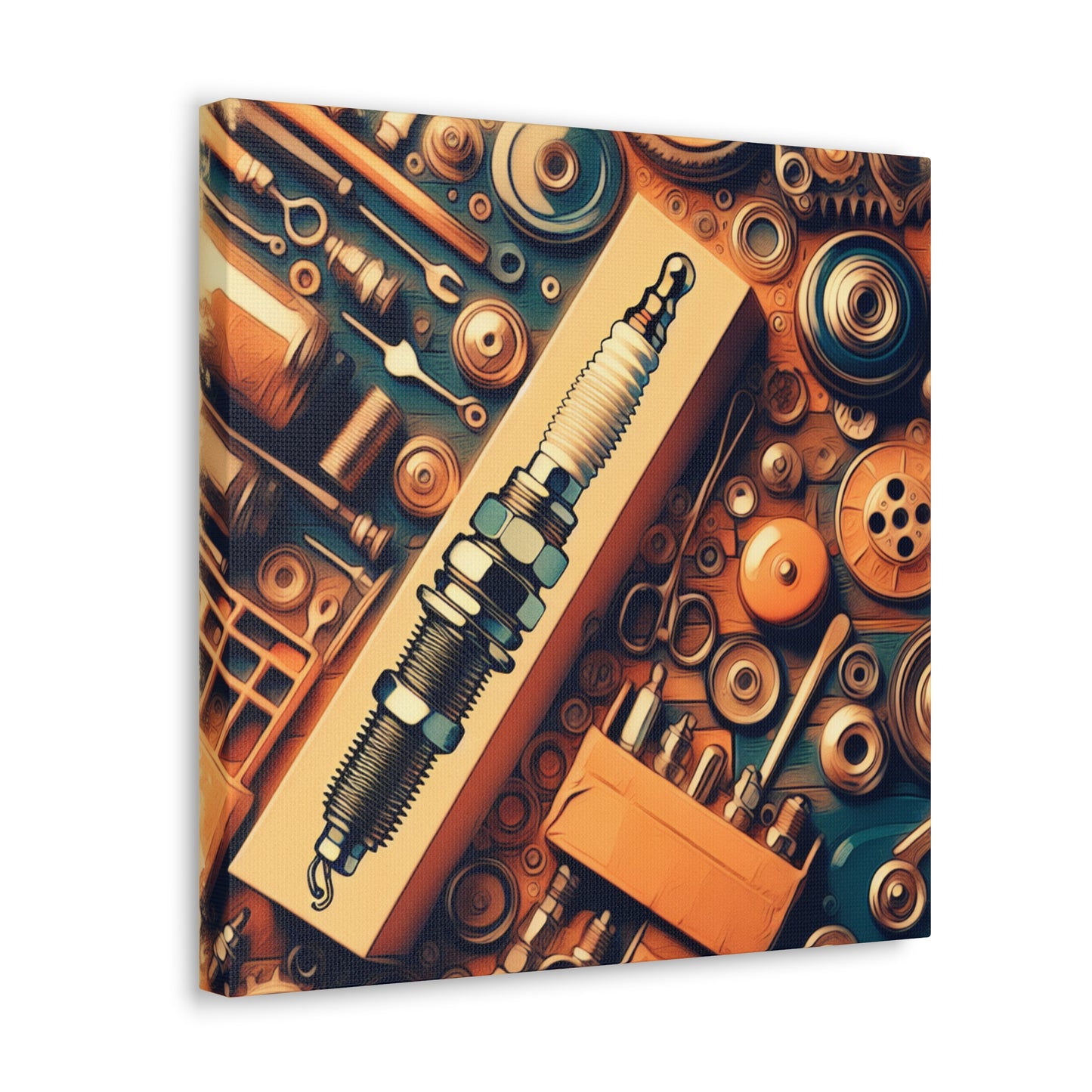 "Igniting Industrial Revolution" - Canvas