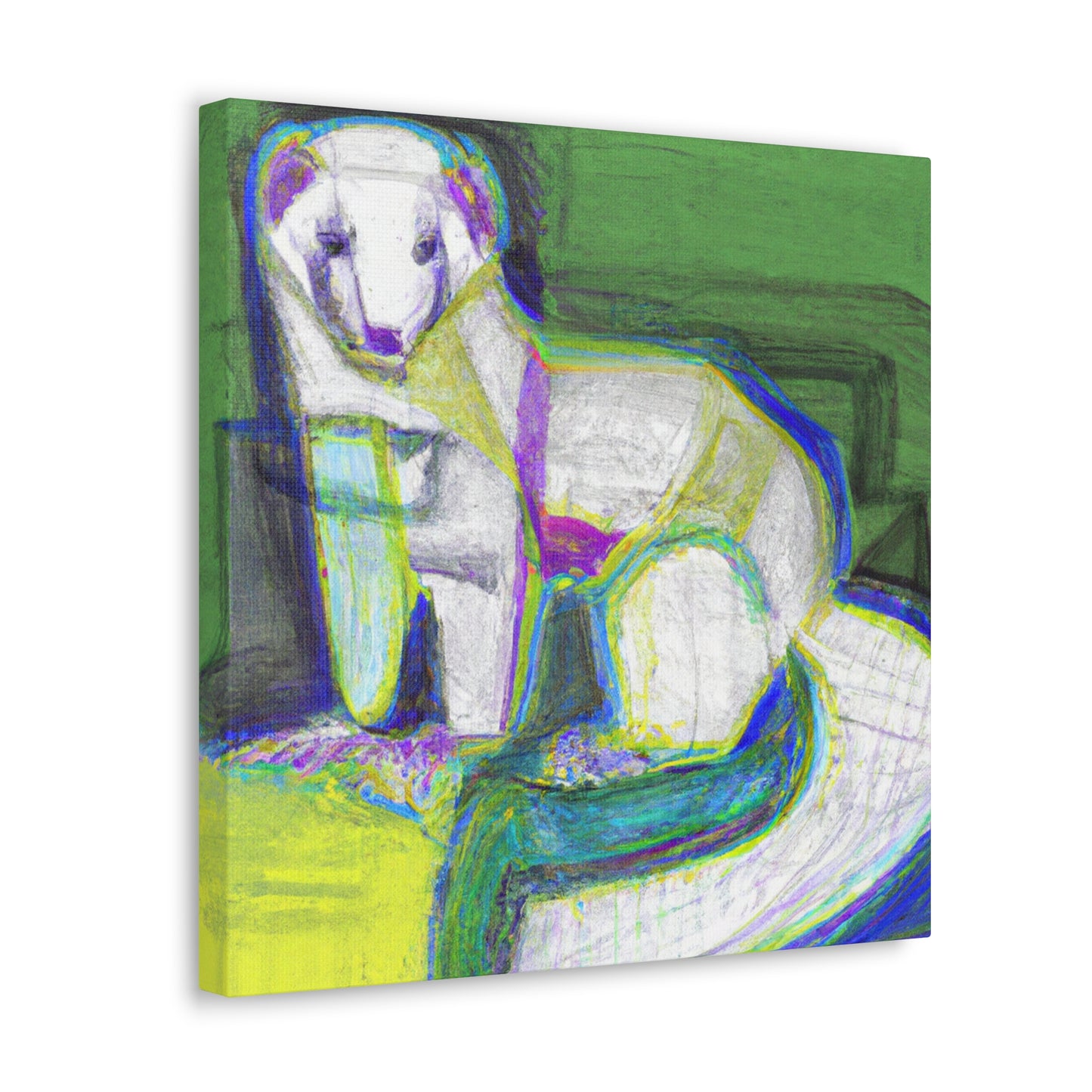 Ferret in Art Deco - Canvas