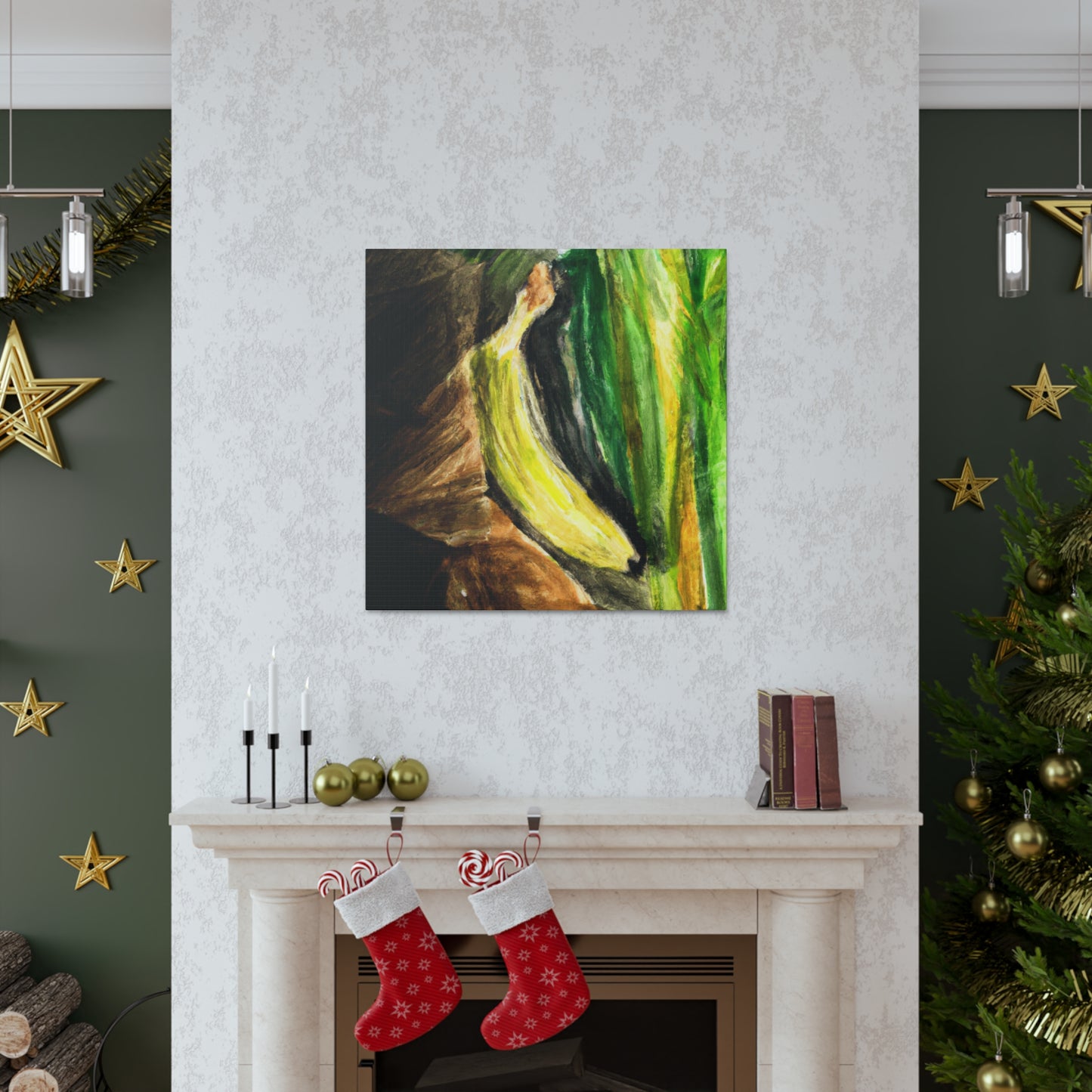 Bananna Garden Delight. - Canvas