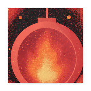 Merry Christmas Ornament - Canvas