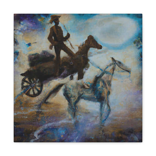 "Ride on the Stagecoach" - Canvas