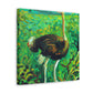 "Ostrich in Splendor" - Canvas