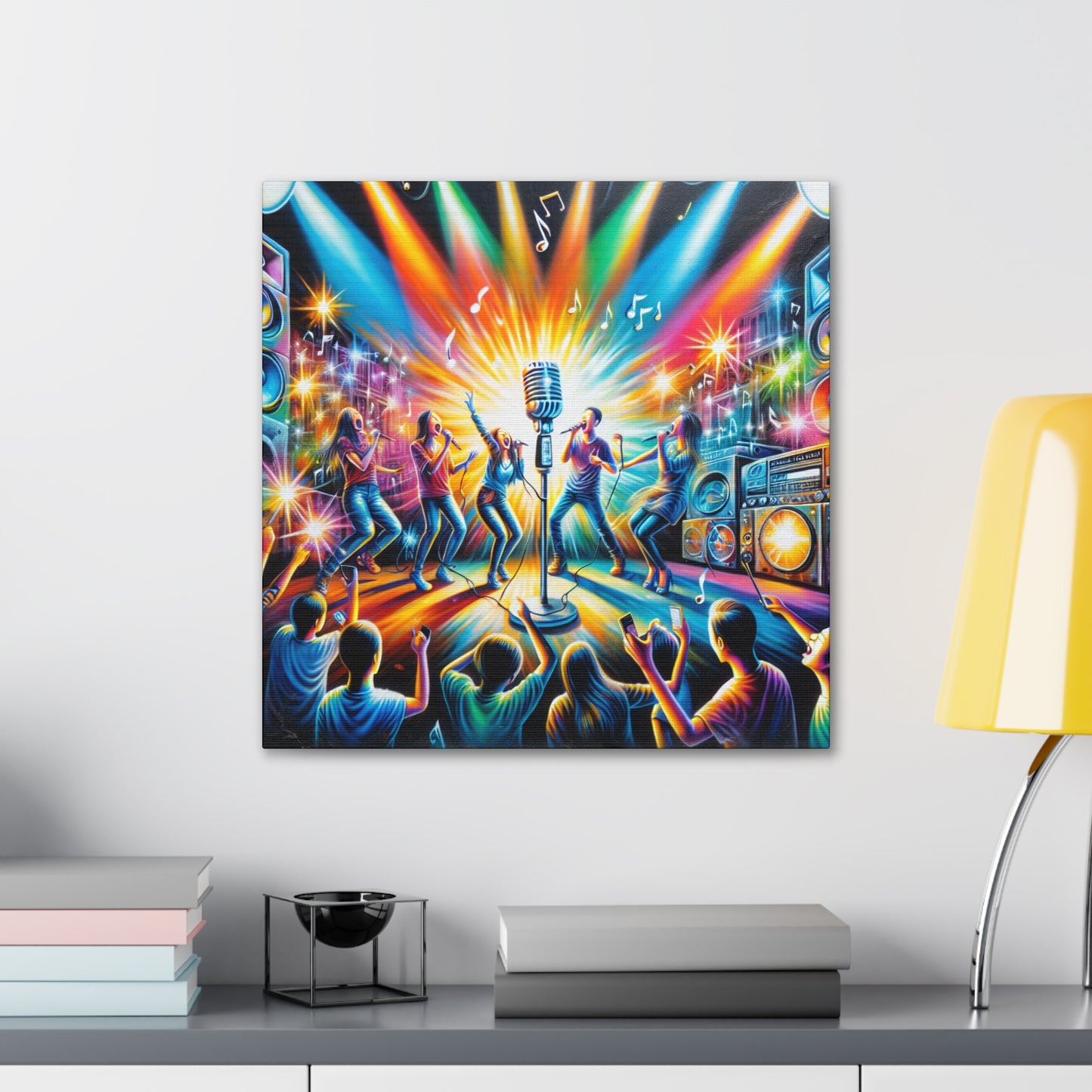 "Melodies of Urban Nights" - Canvas