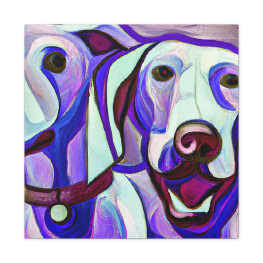 "Weimaraner on Canvas" - Canvas