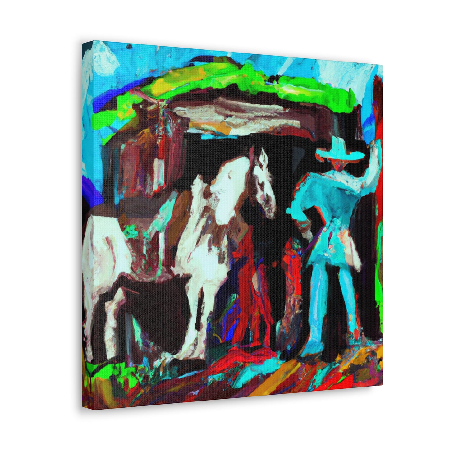 Stagecoach in Flux - Canvas