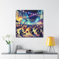 Vibrant Street Serenade - Canvas