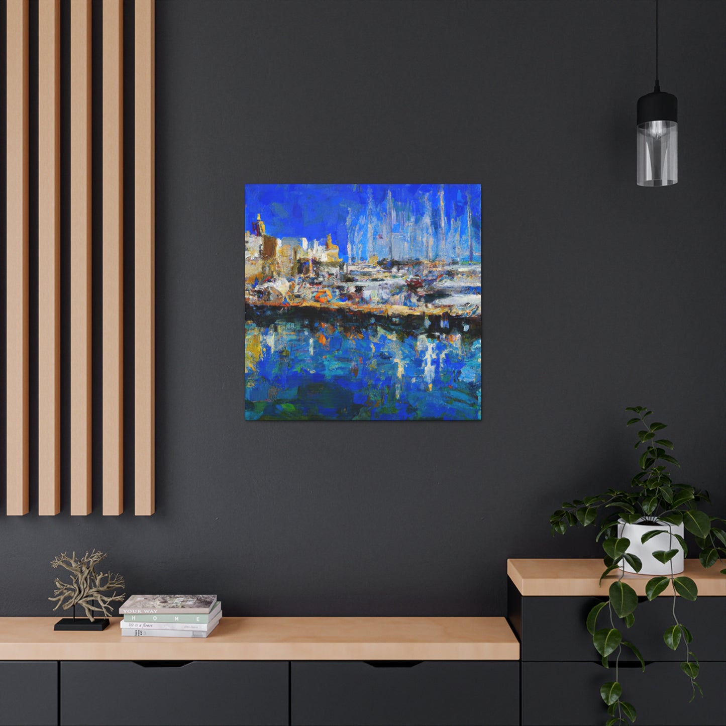 Harbor at Sunrise - Canvas