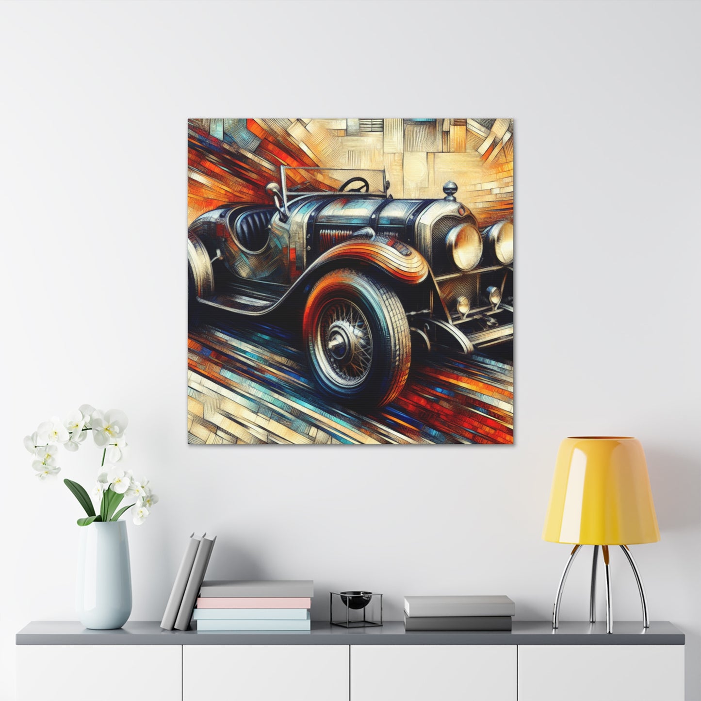 "Racing through Time" - Canvas