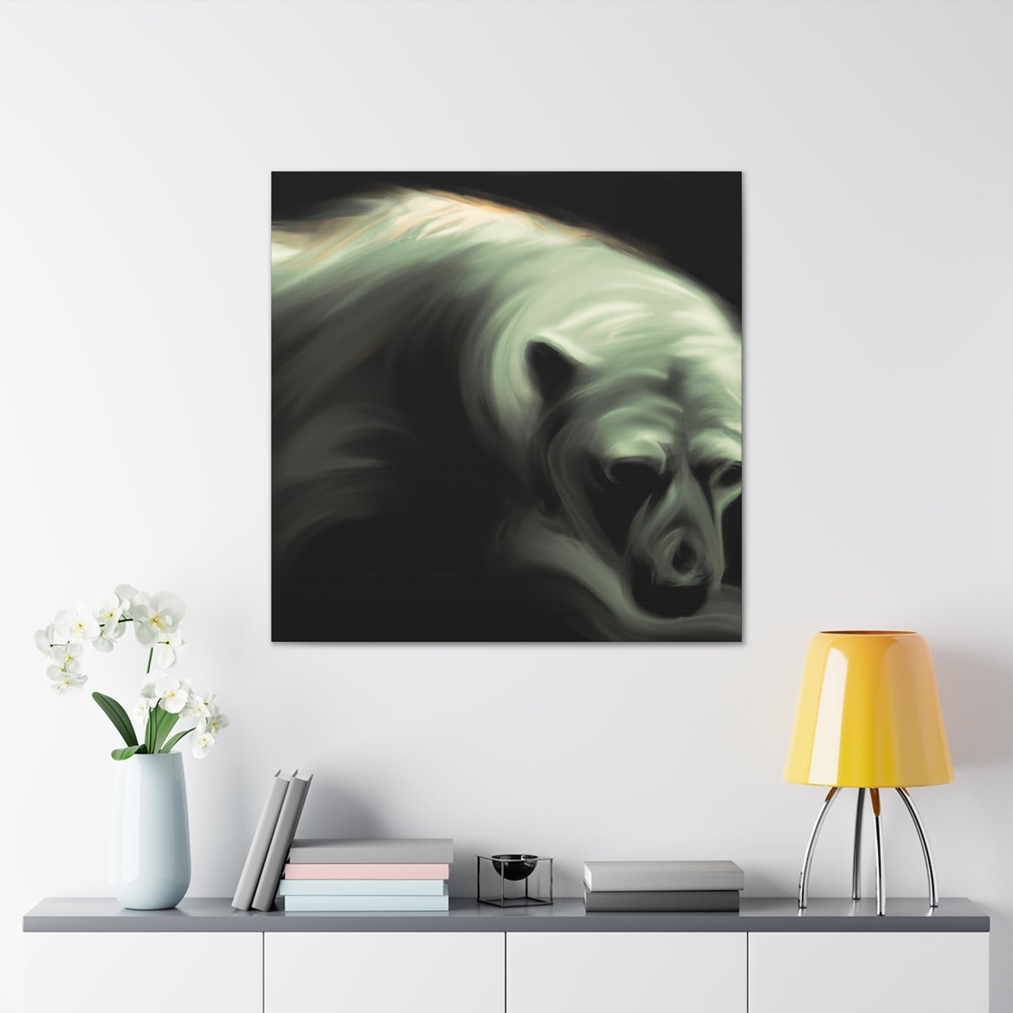 Polar Bear Dreamscape - Canvas