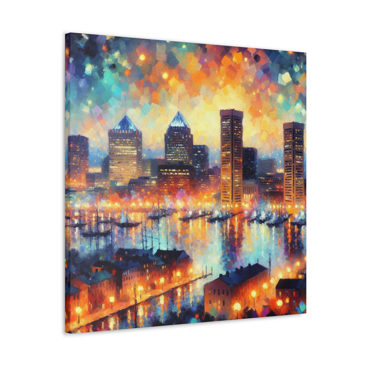 "Harbor Haven's Historic Charm" - Canvas