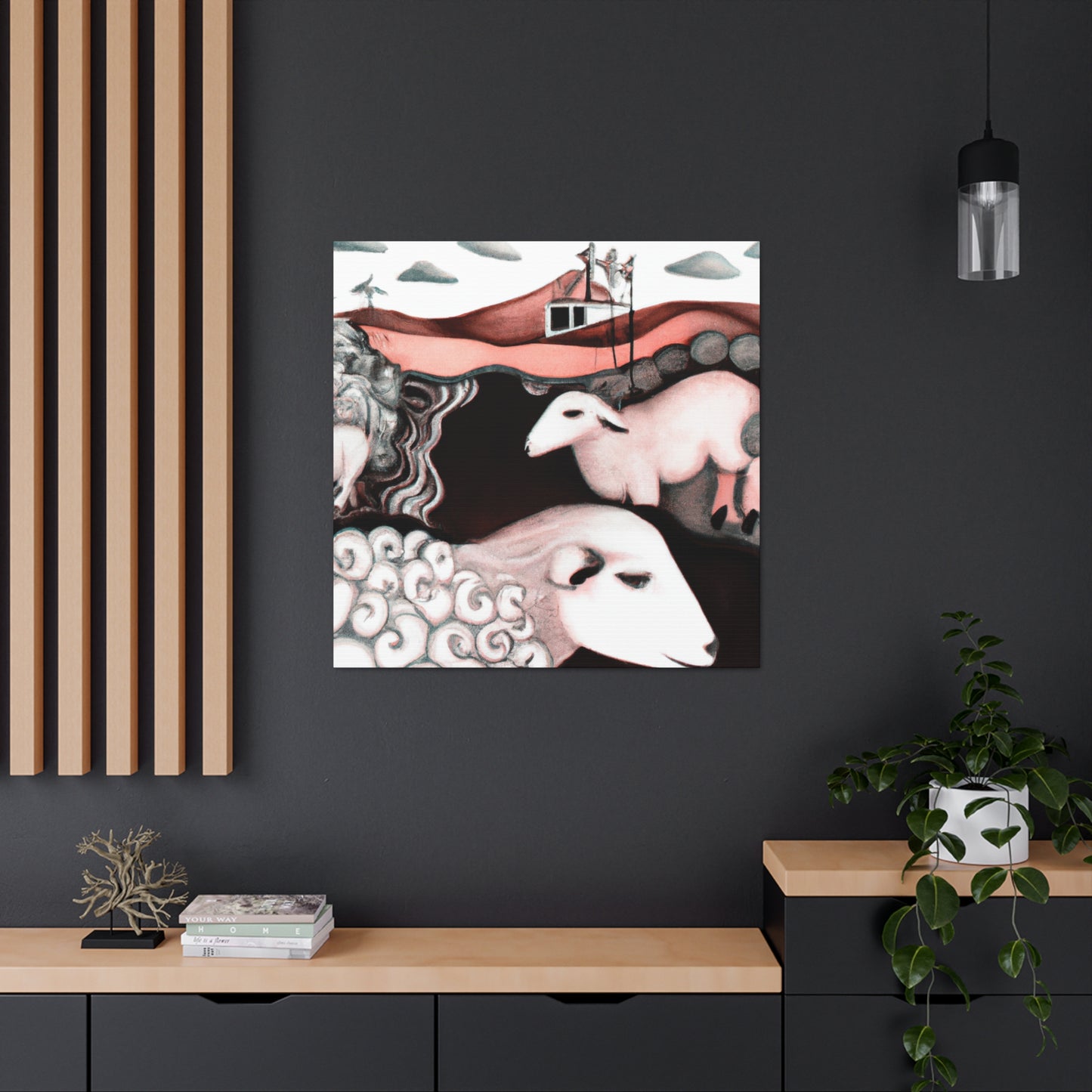 Sheep in Dreamland - Canvas