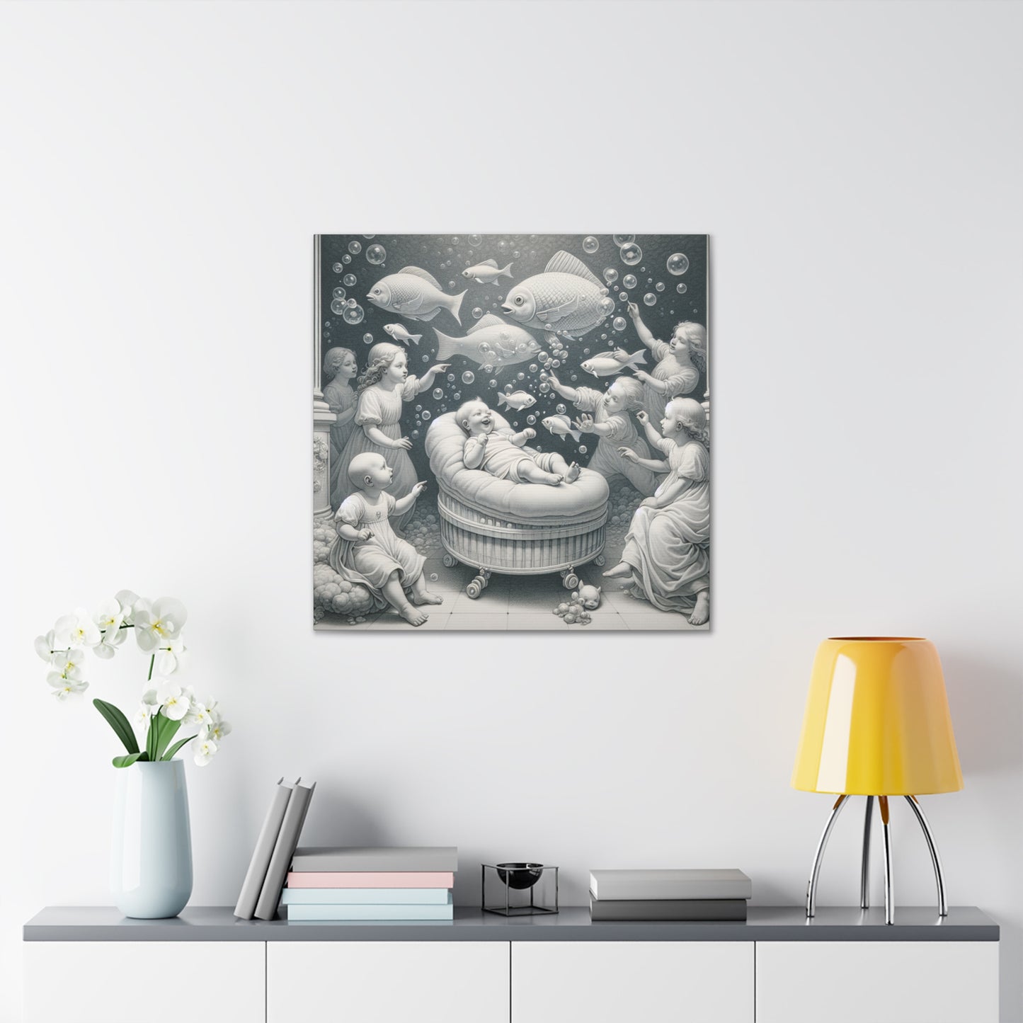 "Benevolent Aquatic Symphony" - Canvas