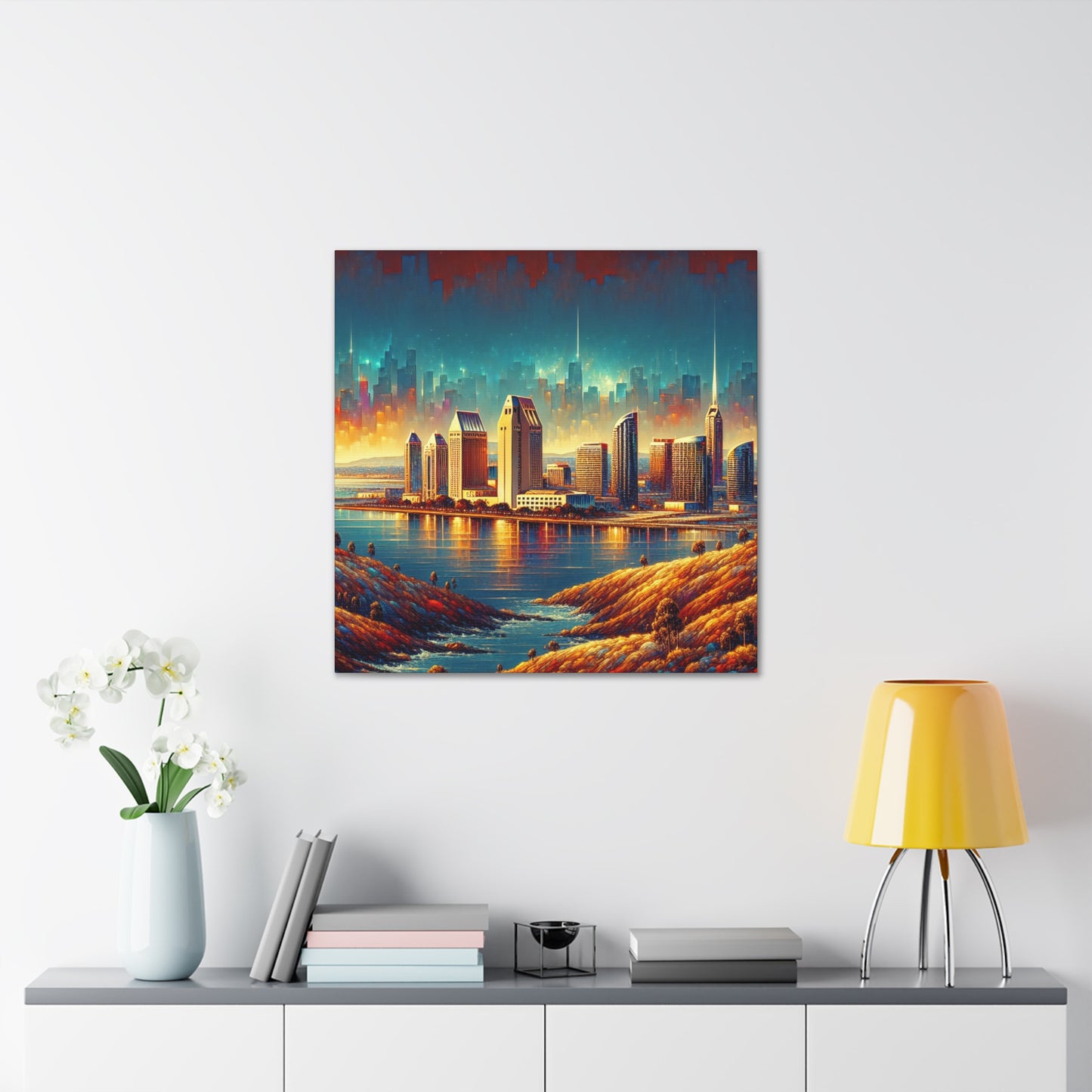 Golden Horizon of California - Canvas