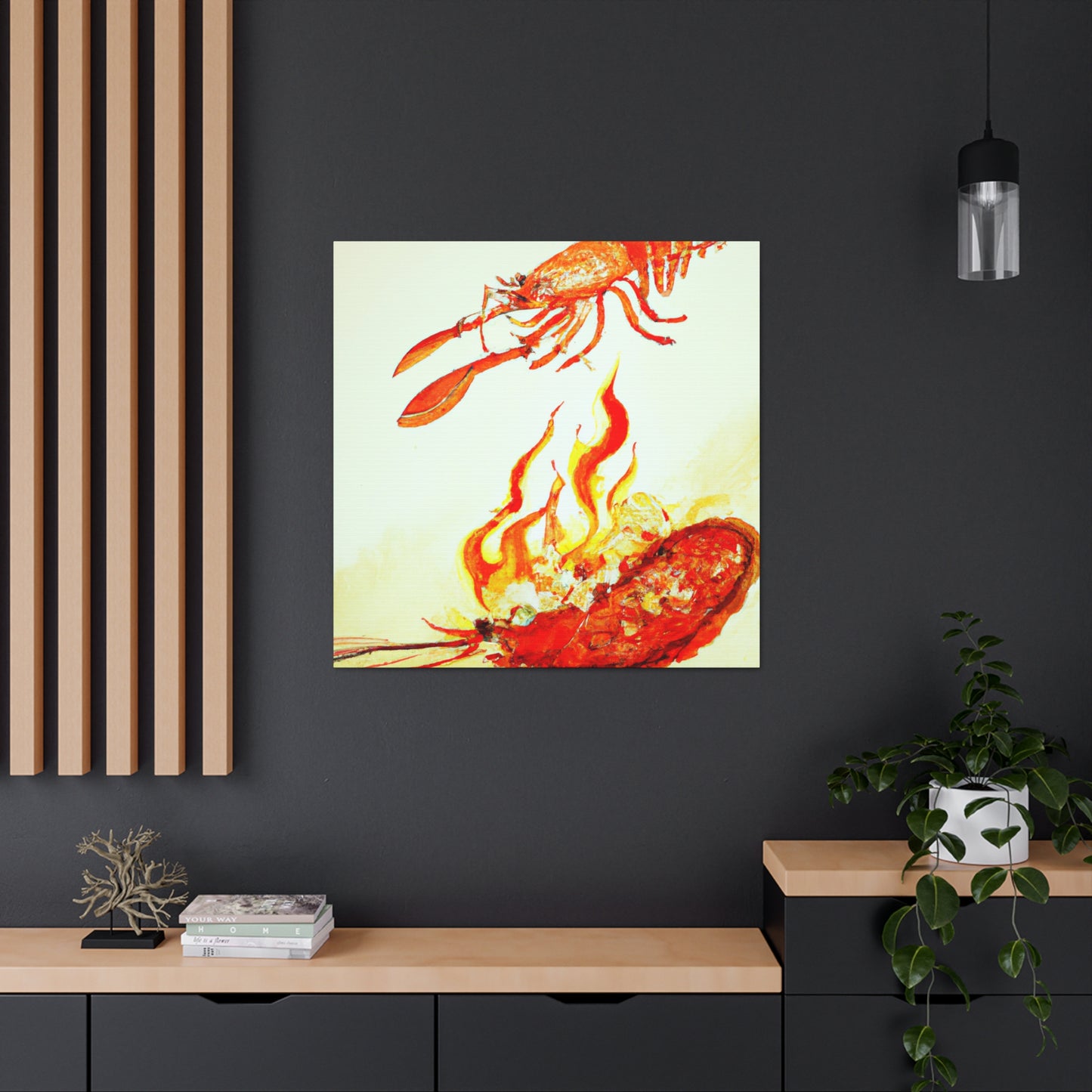 "Seafood on the Shore" - Canvas