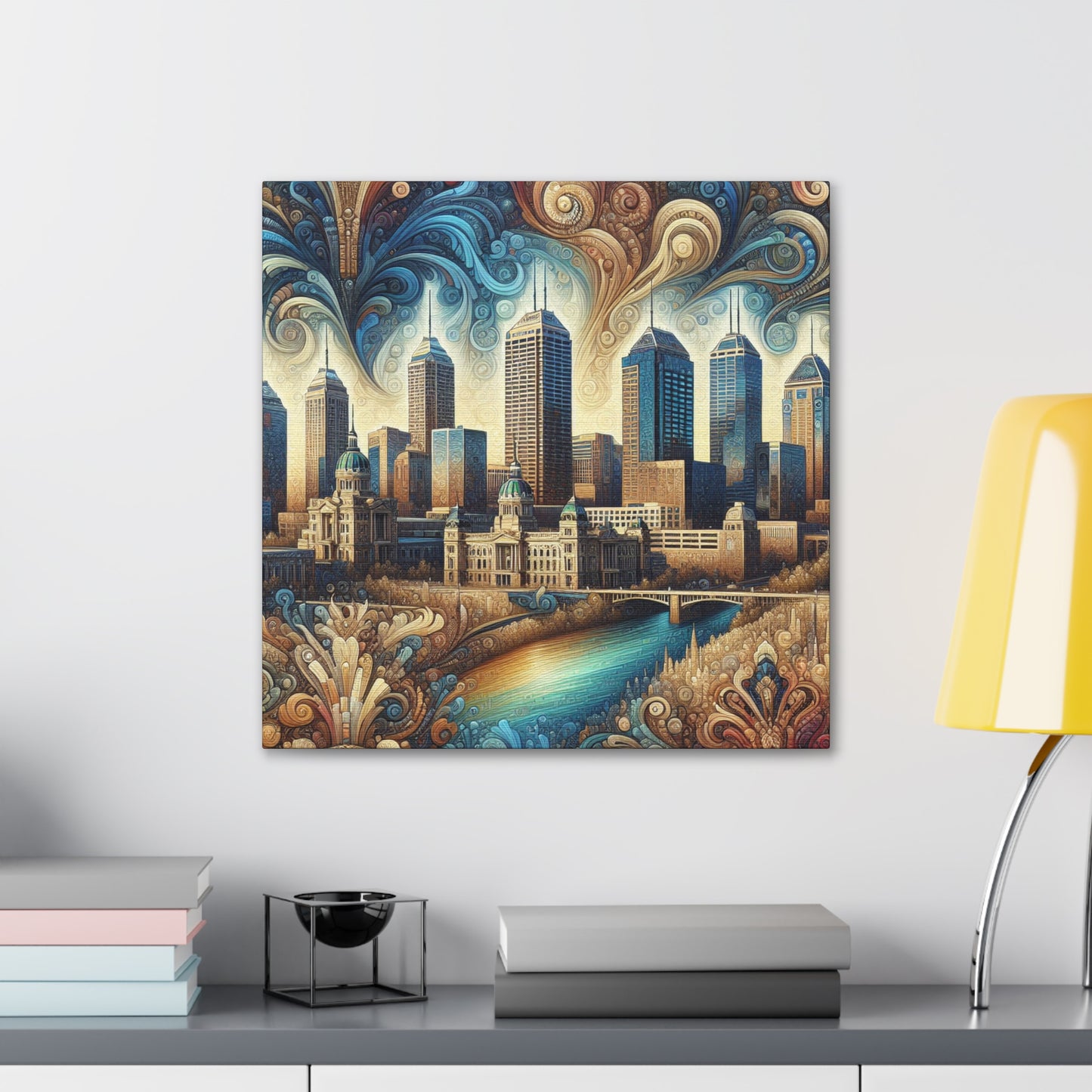 "Indy's Urban Symphony" - Canvas