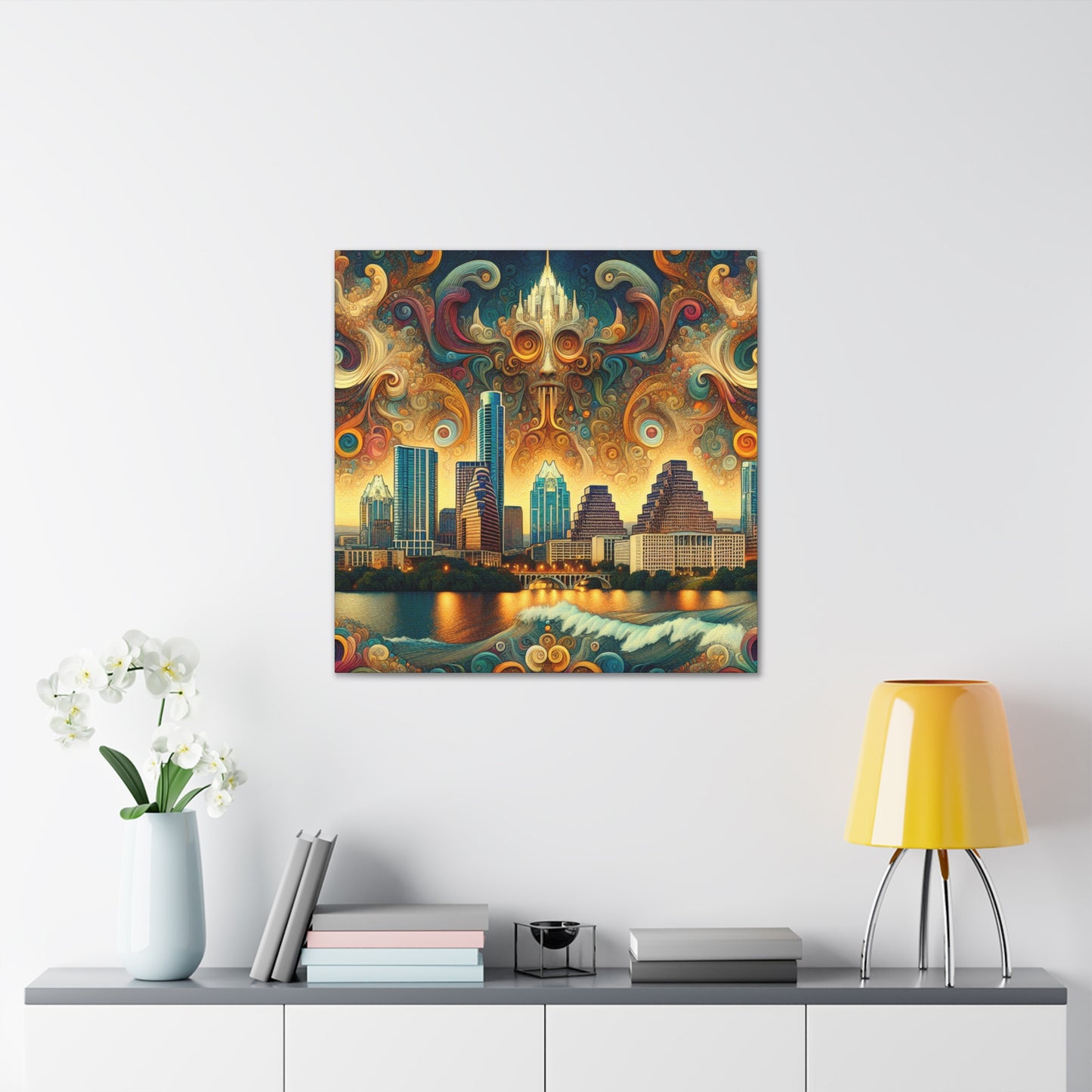 "Enigmatic Austin Dreamscape" - Canvas