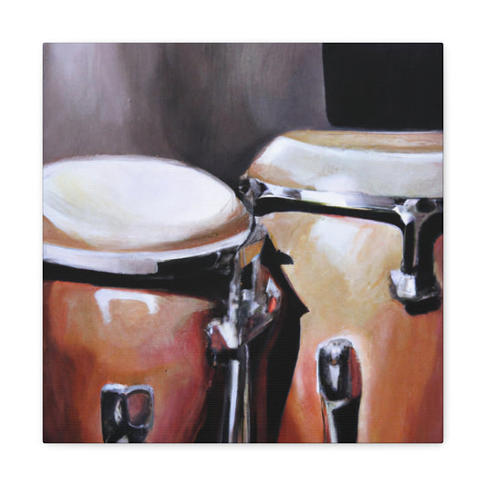 "Bongos in Hyperrealism" - Canvas