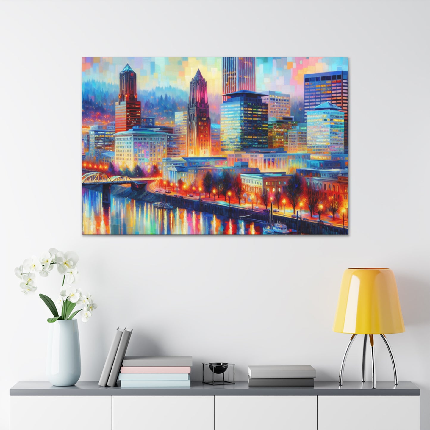 "City of Pacific Dreams" - Canvas