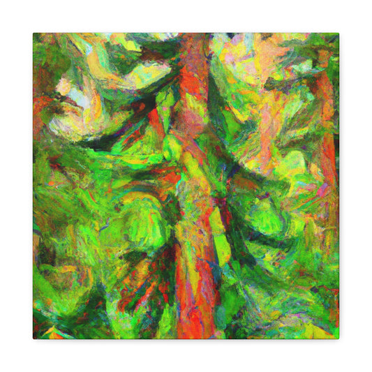 "Lush Redwood Forest" - Canvas