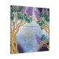 "Lilac in Monet Style" - Canvas