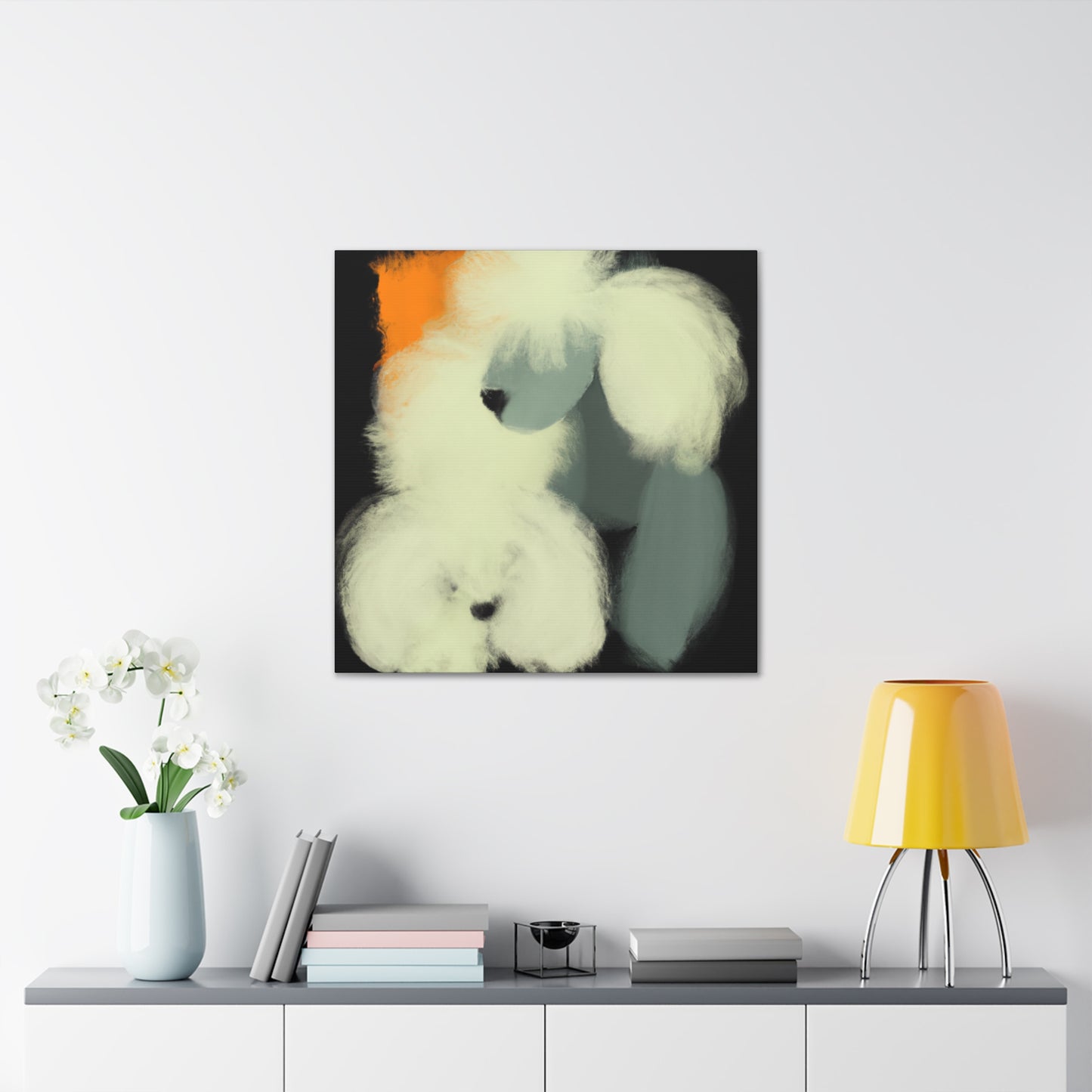 "Poodle in Abstraction" - Canvas