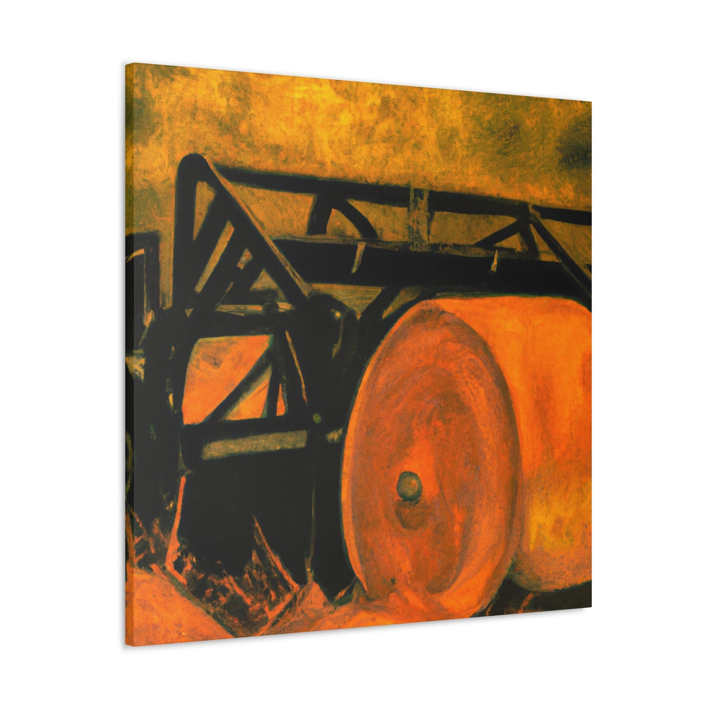 "A Baler's Contentment" - Canvas