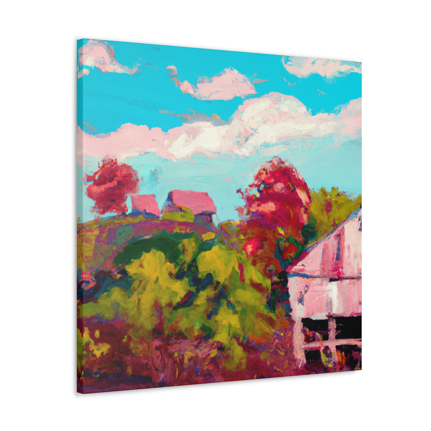 Barn Amid the Sky - Canvas