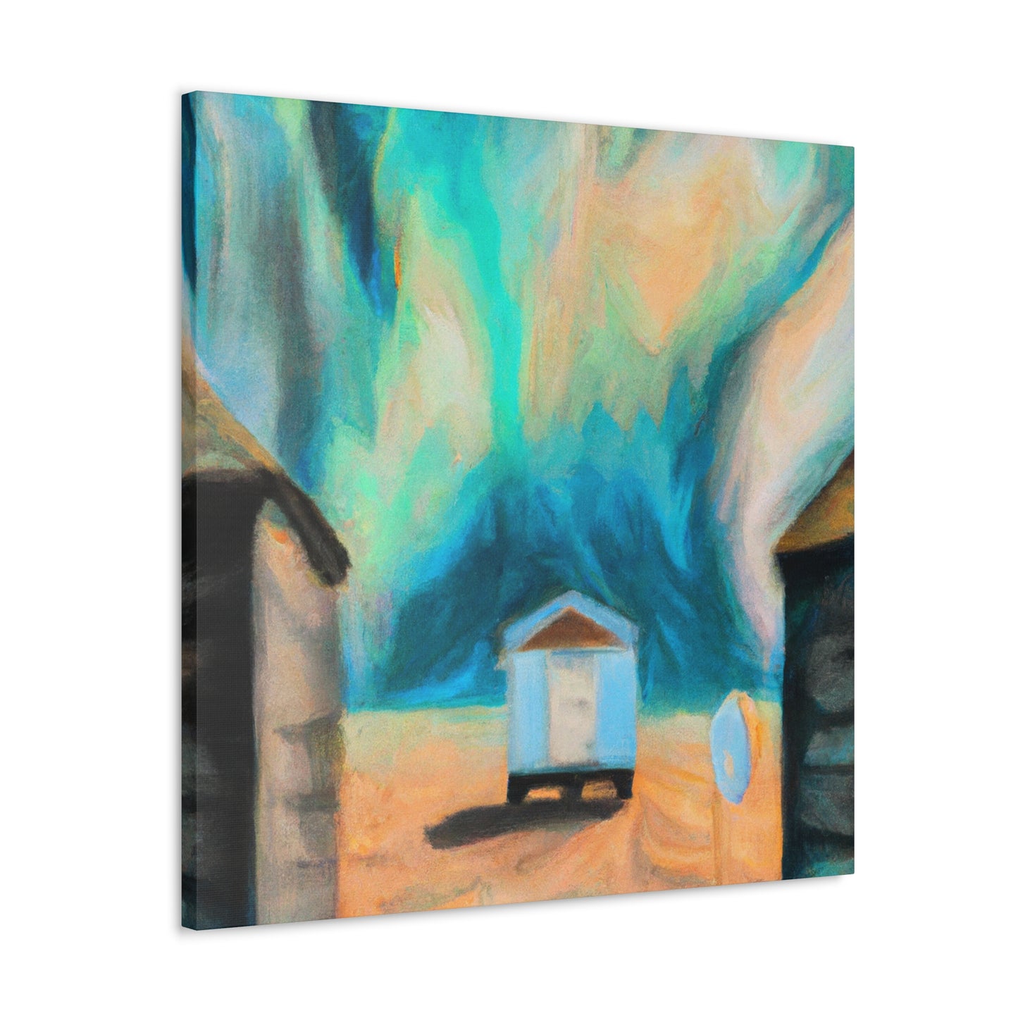 "Beach Hut Fantasy Dream" - Canvas