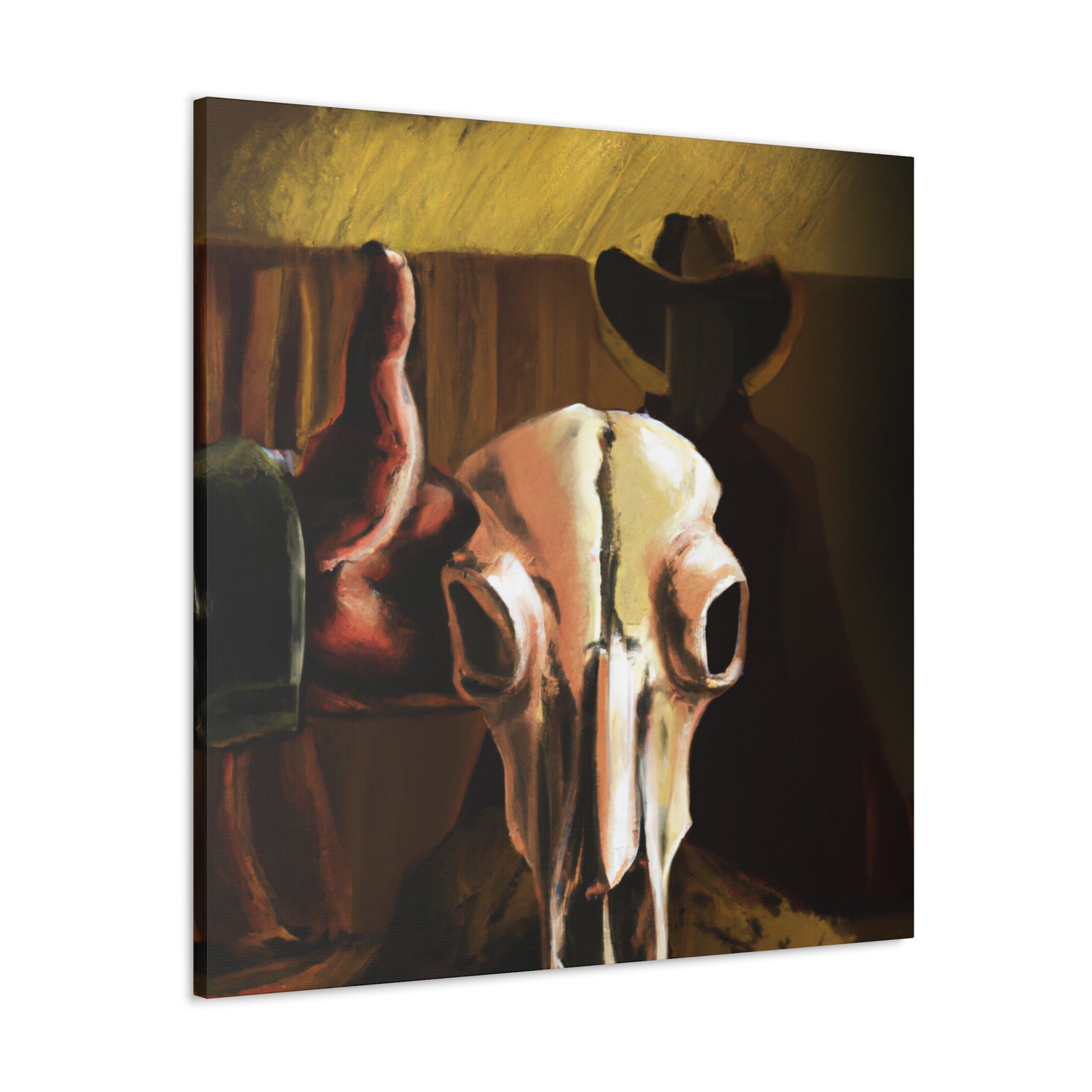 Cow Skull Apollo Dream - Canvas