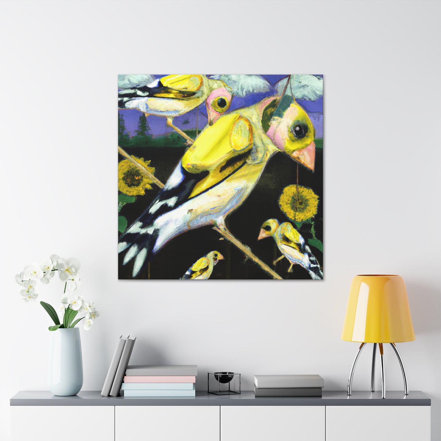 American Goldfinch Wonder - Canvas