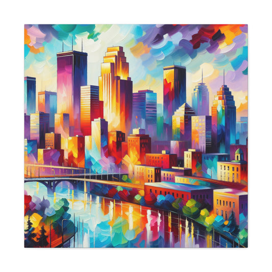 "Majestic Hues of Minneapolis" - Canvas