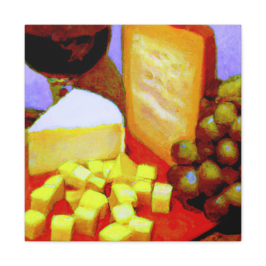 "Cheese and Grapes Splendor" - Canvas