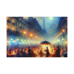 Whimsical Urban Serenade - Canvas