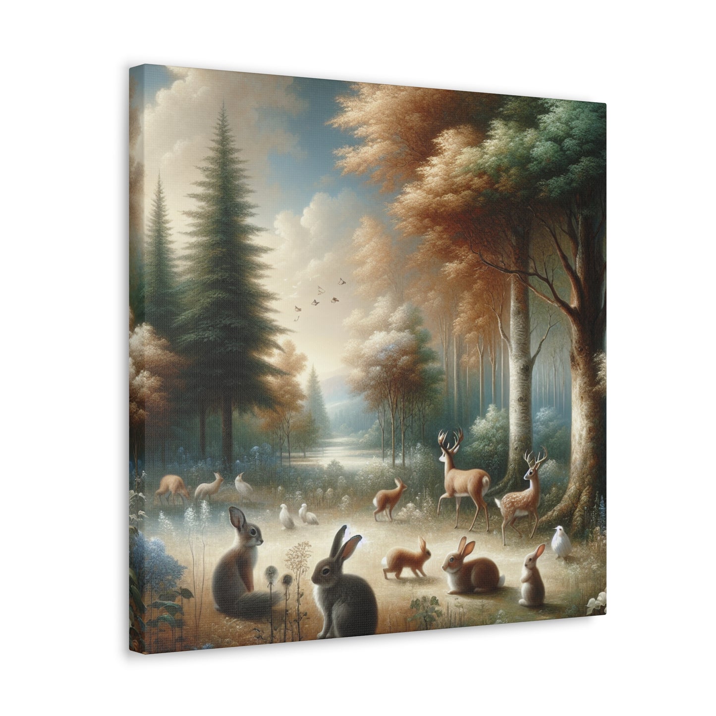 Whispering Woodland Wonders - Canvas