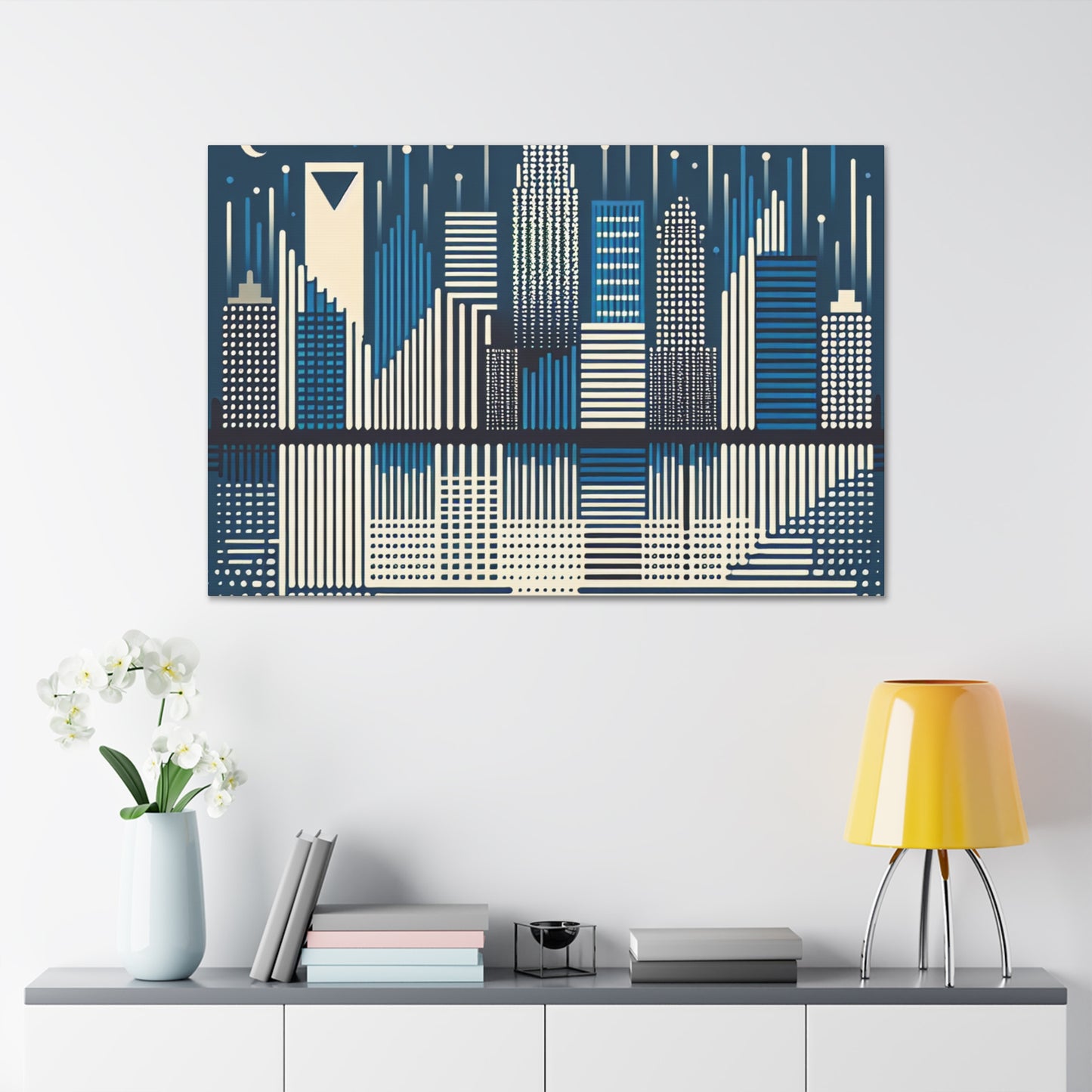 Urban Simplicity Unveiled - Canvas