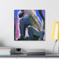 "Baboon in Abstract Color" - Canvas