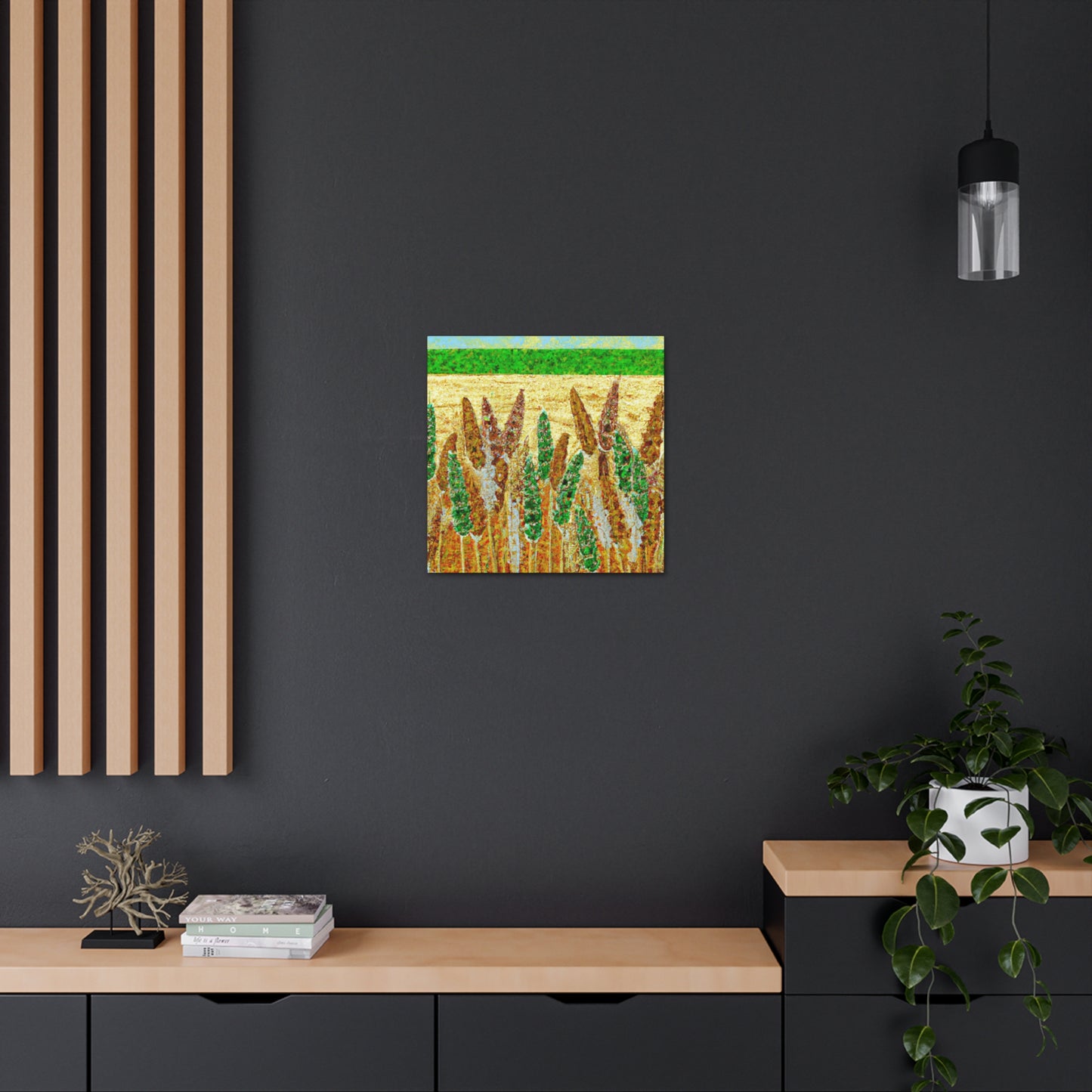 Wheat Field Sunrise - Canvas